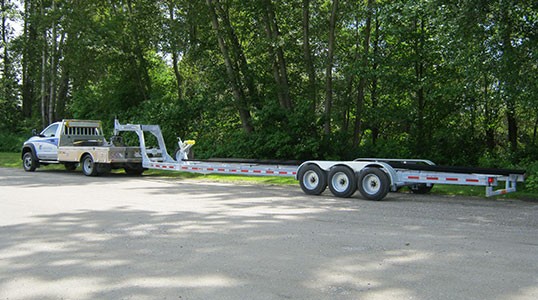 2012 40’ Highliner Boat Trailer (tri-axle with bunks)